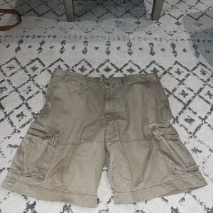 Men’s Route 66 Tan Cargo Shorts